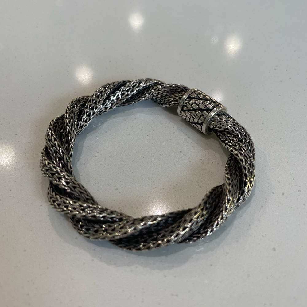 Vintage John Hardy Unisex Triple Twist Chain Bracelet